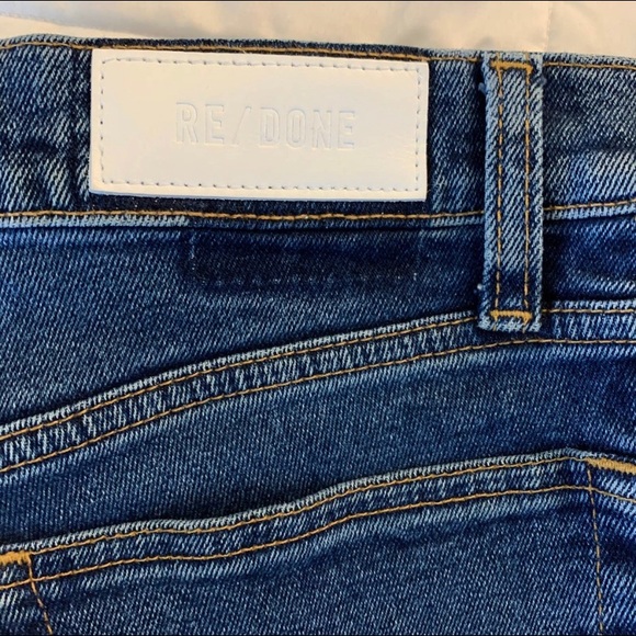 Re/Done Originals 90s High Rise Ankle Crop - Picture 3 of 4